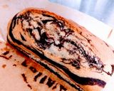 簡単お菓子*チョコマーブルパウンドケーキ作り方8写真
