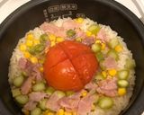 チーズが香る！簡単トマト炊き込みごはん作り方6写真