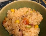 チーズが香る！簡単トマト炊き込みごはん作り方7写真