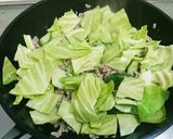 きゃべつときゅうりのひき肉炒め作り方3写真