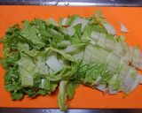 大量消費！簡単♪白菜deペペロンチーノ風作り方1写真