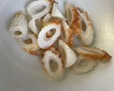 ほうれん草と竹輪のわさび醤油和え作り方3写真