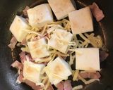簡単！はんぺんのベーコン炒め作り方3写真