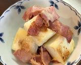 簡単！はんぺんのベーコン炒め作り方4写真