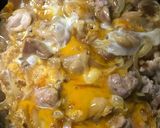 【簡単】親子丼　〜フライパンで作る〜作り方8写真