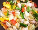 鶏もも肉とピーマンの甘辛煮☆作り方3写真