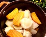 イエロービーツとポテトのサラダ作り方3写真