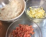 山芋のめんたいチーズ焼き作り方3写真