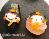 ひな祭りに!お雛様おにぎり(動画有)作り方14写真