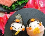 【キャラ弁】ひな祭りに☆お雛様おにぎり作り方13写真