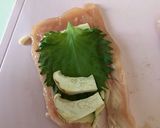 ささみの紫蘇チーエリンギ巻き作り方2写真