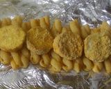 きな粉マカロニのクリームチーズサンド焼き作り方2写真
