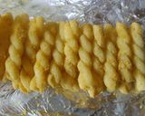 きな粉マカロニのクリームチーズサンド焼き作り方3写真
