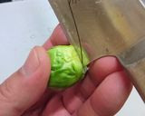 芽キャベツのゆで方作り方1写真