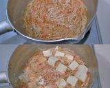 ほっこり温まる！お豆腐のカニ風味あん作り方2写真