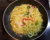 かに玉風甘酢あんかけ焼きそば！作り方4写真