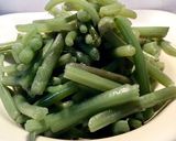 山菜のミズで梅干し和え作り方1写真