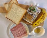 ねりごまで！エルビスサンド作り方1写真