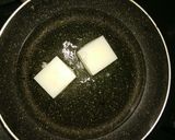 今日の晩ご飯　お餅揚げ茄子と一緒に作り方2写真