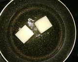 今日の晩ご飯　お餅揚げ茄子と一緒に作り方2写真