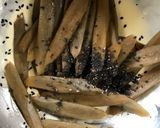 味付け牛蒡の天ぷら作り方5写真