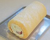 しっとりミルキィいちごのロールケーキ作り方31写真