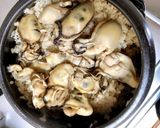 ぷるぷる牡蠣ご飯作り方4写真