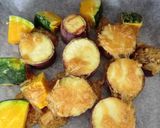 サツマイモとかぼちゃのなめ茸味焼作り方3写真