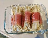 *えのきの豚肉巻き蒸し*作り方3写真