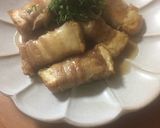 厚揚げの豚バラ巻き巻き〜★作り方11写真
