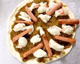 カレーポテトピザ！作り方3写真