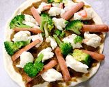 カレーポテトピザ！作り方4写真