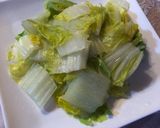 白菜のオイル茹で、甜麺醤風甘酒味噌タレ作り方3写真
