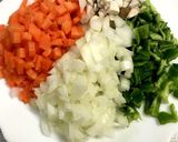 野菜がたくさん！ガパオ風ライス作り方1写真