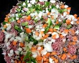 野菜がたくさん！ガパオ風ライス作り方4写真
