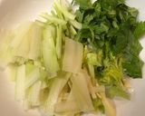 セロリのピーナッツ和え作り方1写真