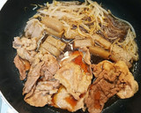 牛肉･マロニー･蒟蒻のすき焼き風炒め作り方2写真