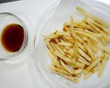 簡単！フライドポテトリメイク☆ぬれせん風作り方2写真