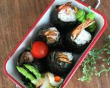 華やかな えび 天むす作り方8写真