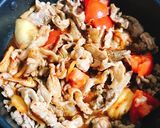 ご飯がススム☆トマトと豚キムチ炒め☆作り方6写真