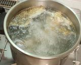 濃厚豚骨スープ♪作り方1写真