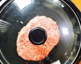 ホットプレートで手間なし巨大ハンバーグ作り方4写真