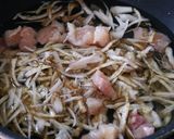 ♡ヘルシー舞茸ゴボウの鶏そば作り方2写真