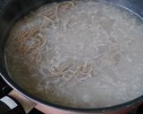 ♡ヘルシー舞茸ゴボウの鶏そば作り方3写真