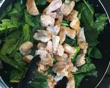 ほうれん草と鶏肉のパスタ作り方5写真