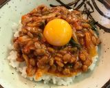 簡単！キムチ納豆の卵かけご飯作り方3写真