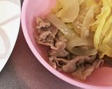 取り分けおかず♡豚肉キャベツごまみそ炒め作り方4写真