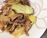 取り分けおかず♡豚肉キャベツごまみそ炒め作り方5写真
