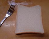 1人分　ココアフレンチトースト　簡単朝食作り方1写真