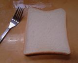 1人分　チョコフレンチトースト　簡単朝食作り方1写真